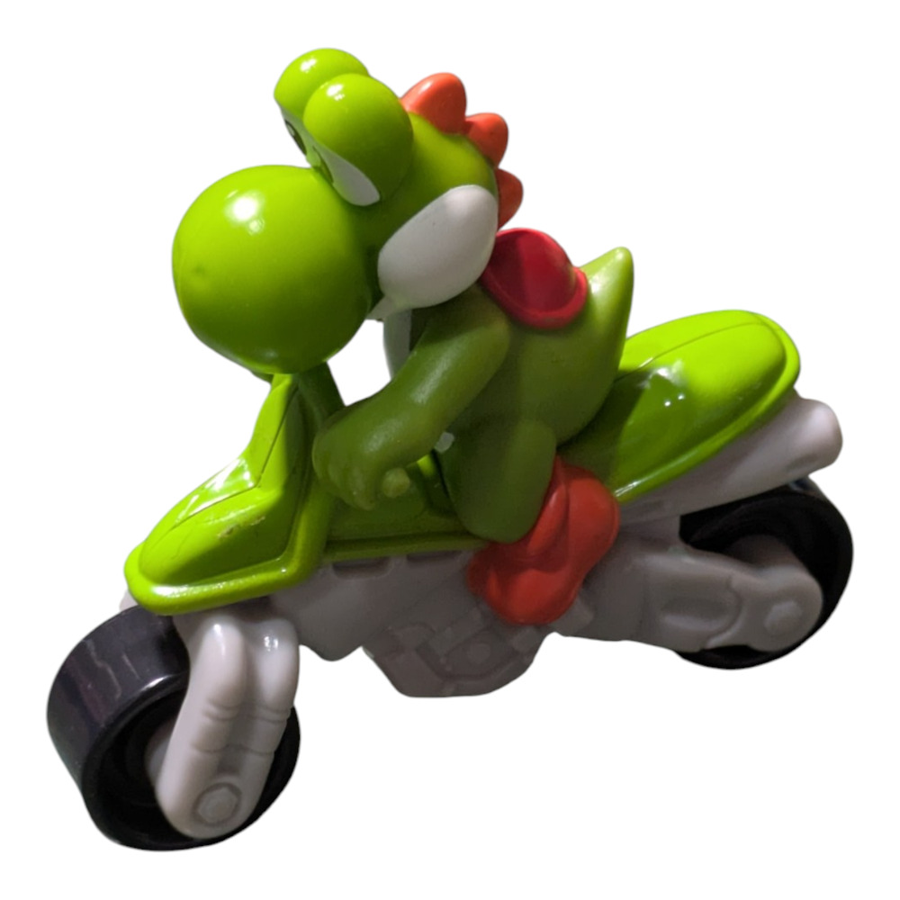 2022 McDonald's Mario Kart Happy Meal Toy #4 Yoshi Motorcycle